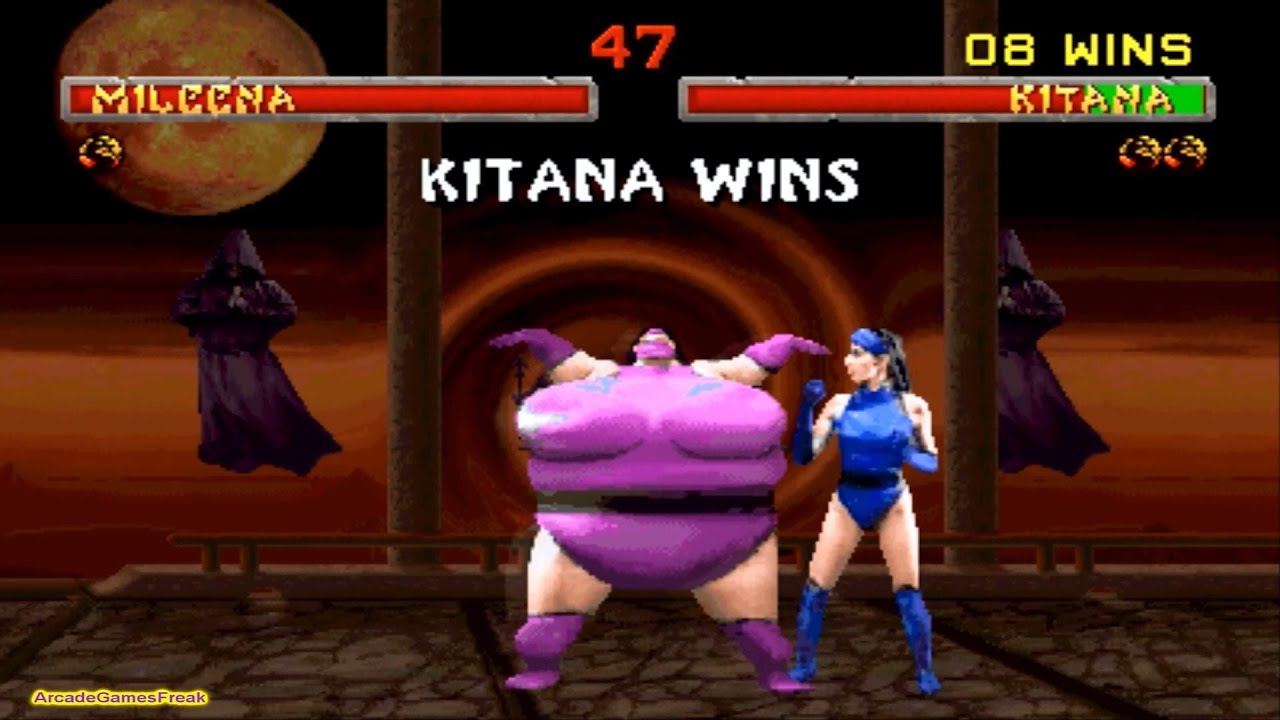 Mortal Kombat 2 Kitana Gameplay Playthrough
