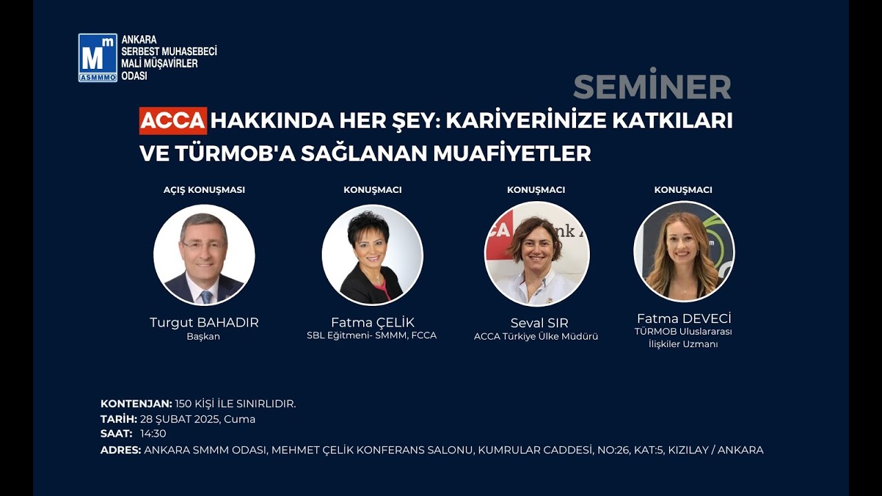 ACCA HAKKINDA HER ŞEY: KARİYERİNİZE KATKILARI VE TÜRMOB'A SAĞLANAN MUAFİYETLER