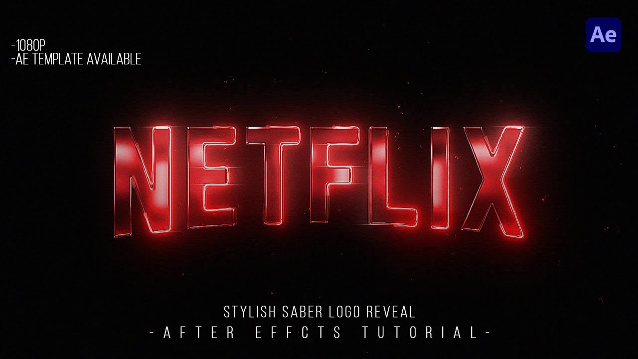 Stylish Saber Logo Animation in After Effects | Adobe After Effects