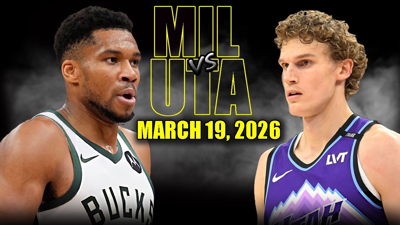 Milwaukee Bucks vs Utah Jazz Full Game Highlights &ndash; March 19, 2026 | NBA Season