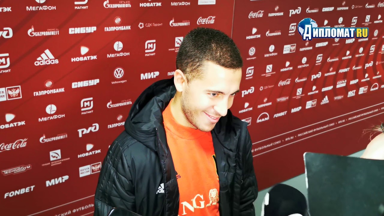 Russia - Belgium. Eden Hazard