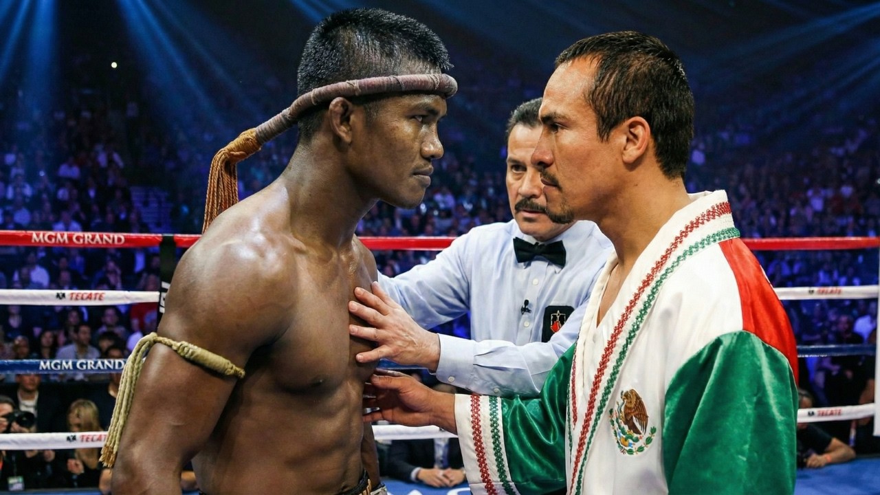 ¡MÉXICO SE RESPETA! El Filipino que llamó VIEJO a Márquez y terminó DURMIENDO en el Ring