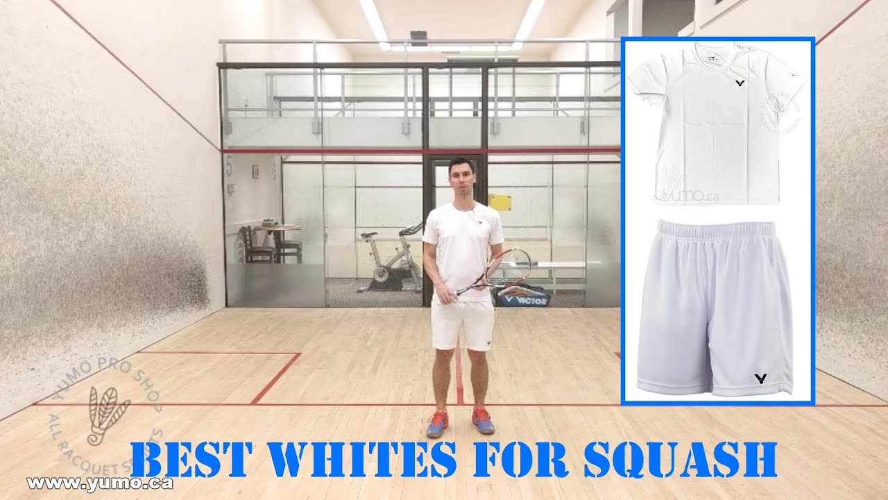 The Best White Sportswear For Squash, Tennis, Badminton, and all Racket Sports