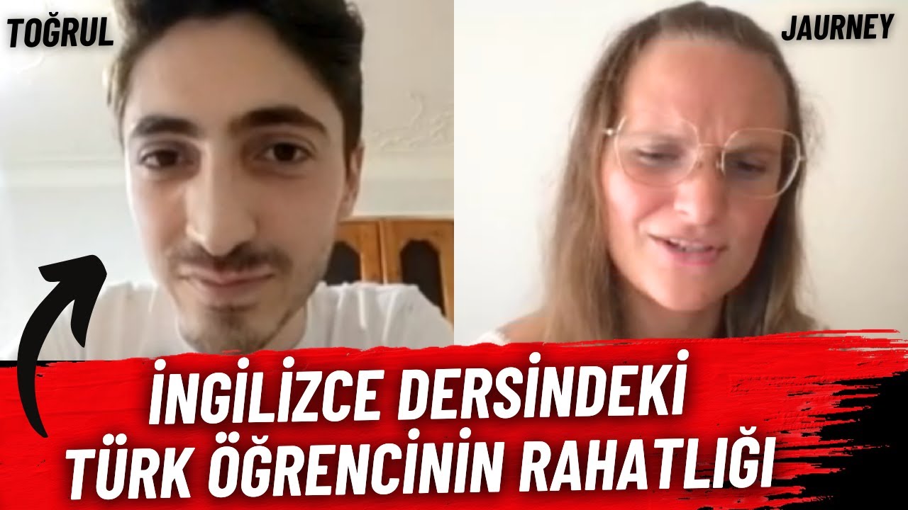 İngilizce Dersindeki Türk Öğrencinin Rahatlığı
