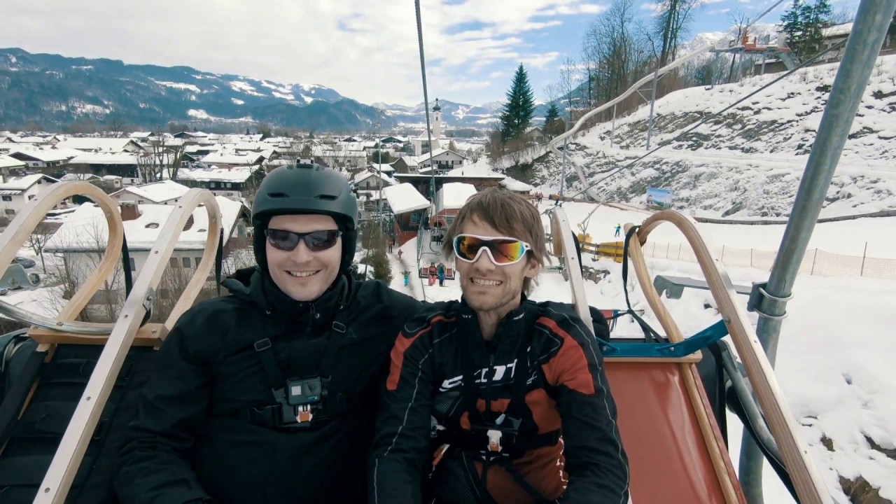 Rodeln in Oberaudorf - Hocheck Toboggan feat. Muddy Matti and five crashes