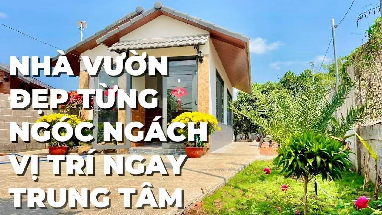 Bán nhà vườn tuyệt đẹp nằm ngay trung tâm tiện ích ở BR-VT ,Xem là Thích