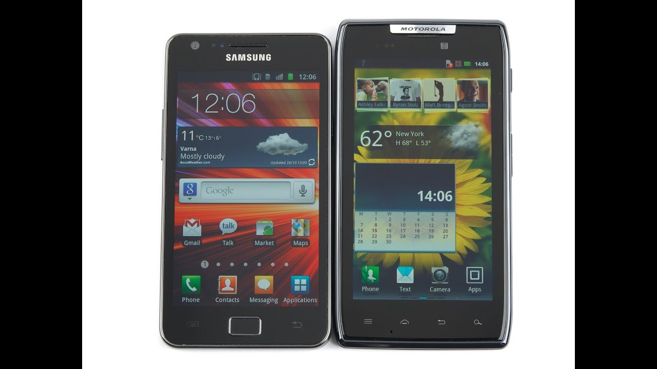Motorola DROID RAZR vs Samsung Galaxy S II