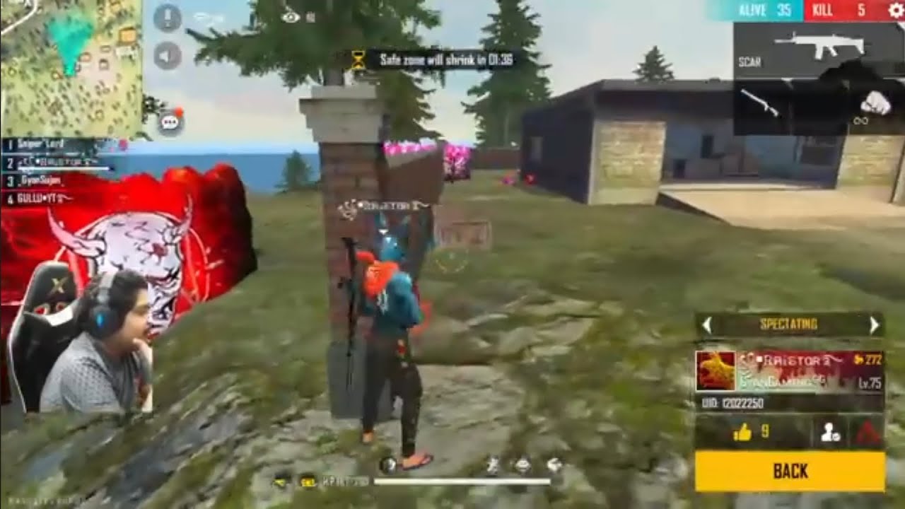 RAISTAR Fastest Player in Free Fire 2019 🔥  #raistar #gyangaming #freefire 