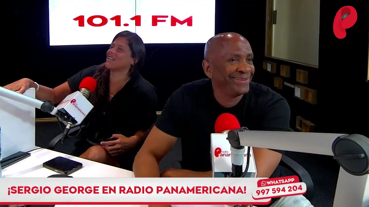 ¡Sergio George en Radio Panamericana junto a Giovanna Valcárcel! 🤩🔥🎶