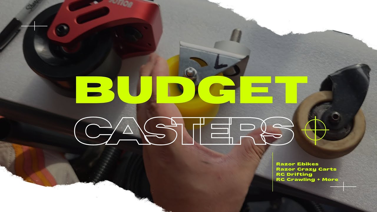 New Caster Options for Razor Crazy Cart! New isn't always Better!