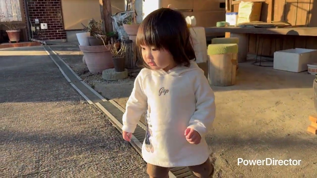  ひいおばあちゃん家に行った🏠　ぽかぽかだった。