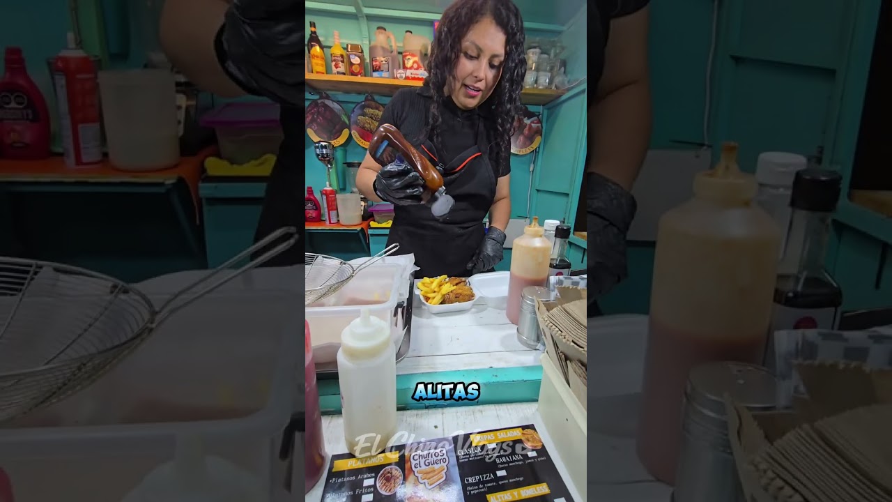 En los Famos Churros el Guero ,Churros rellenos 