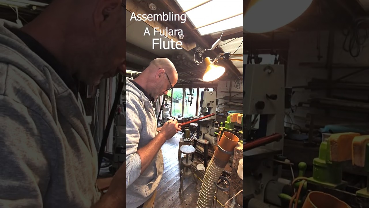 Assembling a Handmade Fujara Flute/Final result #fujara #craftmanship #music