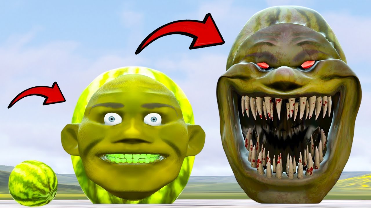 EVOLUTION OF NEW NIGHTMARE LIN GANG MELON EATER in Garry's Mod!