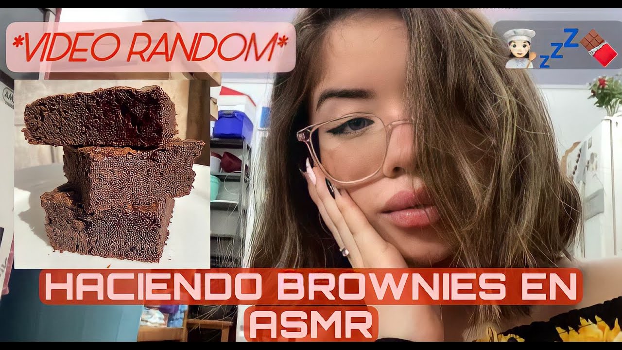 COCINANDO BROWNIES | ASMR en español | random