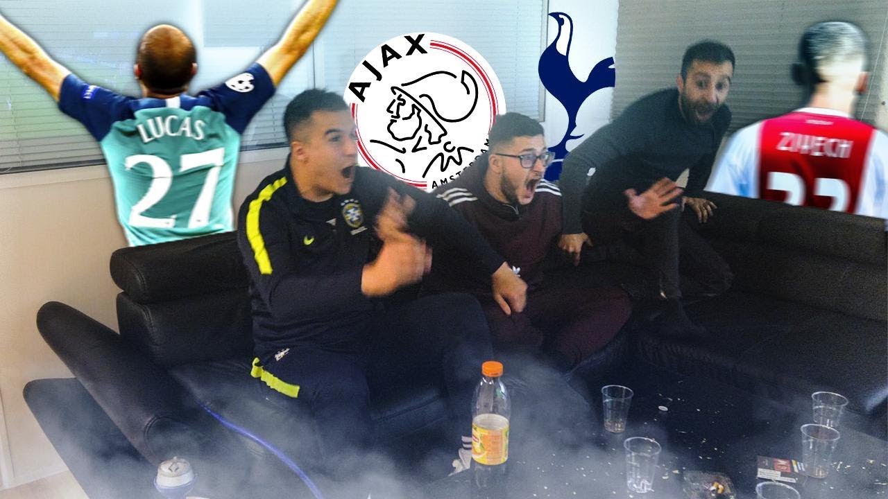 AJAX - TOTTENHAM (r&eacute;actions) L'INCROYABLE LUCAS !!!