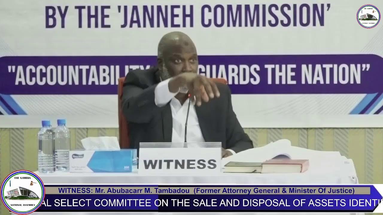 SPECIAL SELECT COMMITTEE ON THE SALE AND DISPOSAL OF ASSETS IDENTIFIED BY THE ‘JANNEH COMMISSION’