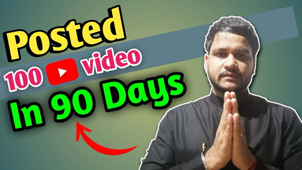 I posted 100 Videos In 90 Days On YouTube || #subscribe #supportme #youtubetips #youtubevideo