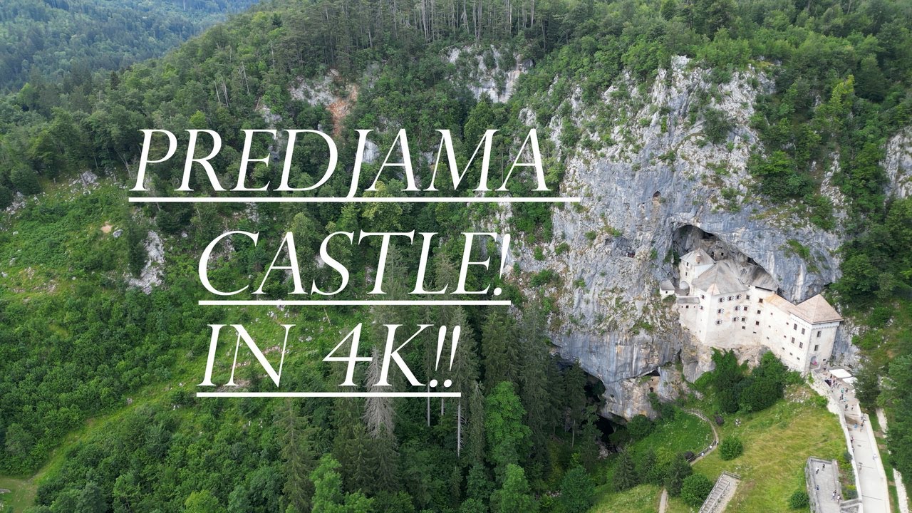 CINEMATIC - FLYING AROUND THE HISTORIC PREDJAMA CASTLE IN THE MOUNTAINS OF SLOVENIA - IN 4K!