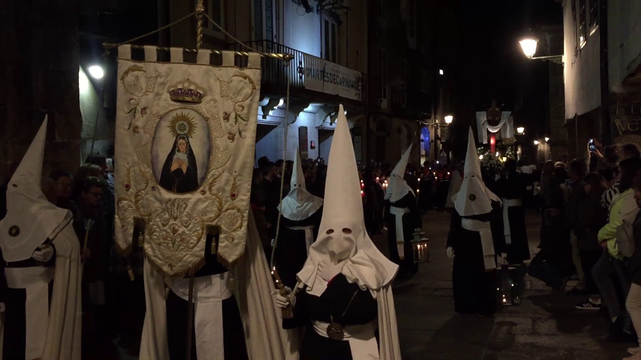 Church of Santa María Salomé. Procession of 'La Virgen de la Soledad'.