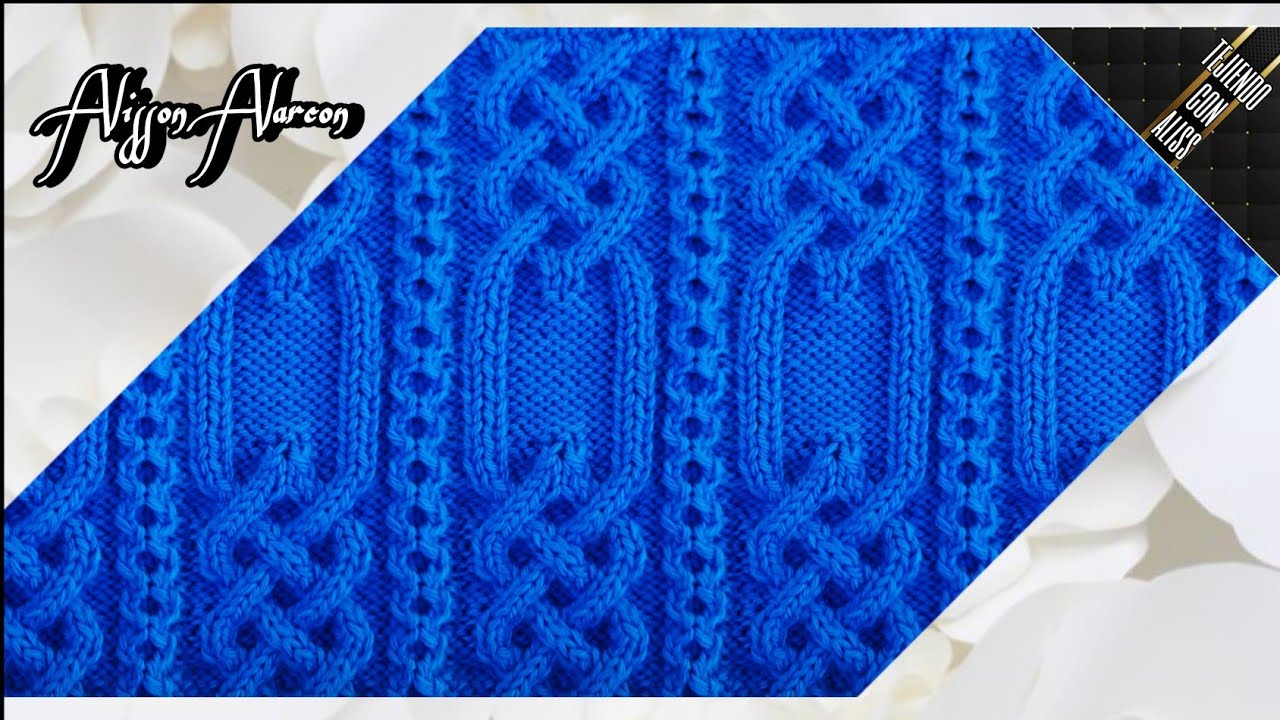 #490 - TEJIDO A DOS AGUJAS / knitting patterns / Alisson . A
