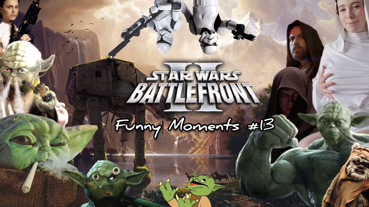 Battlefront 2 Funny Moments #13 - Yoda Skits, Glitches and more!