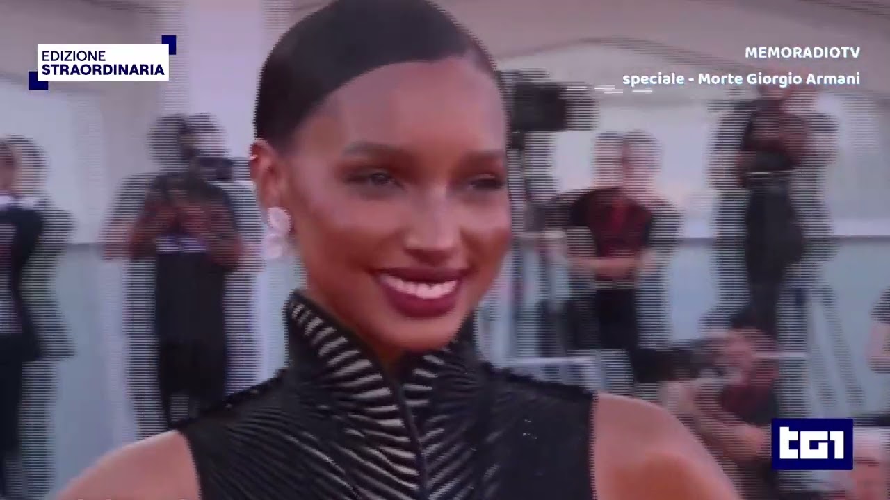 GIORGIO ARMANI MORTO - TG1 edizione straordinaria del 4/09/2025