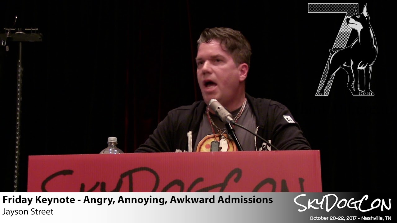 SkyDogCon 2017 KEYNOTE [WARNING]: 