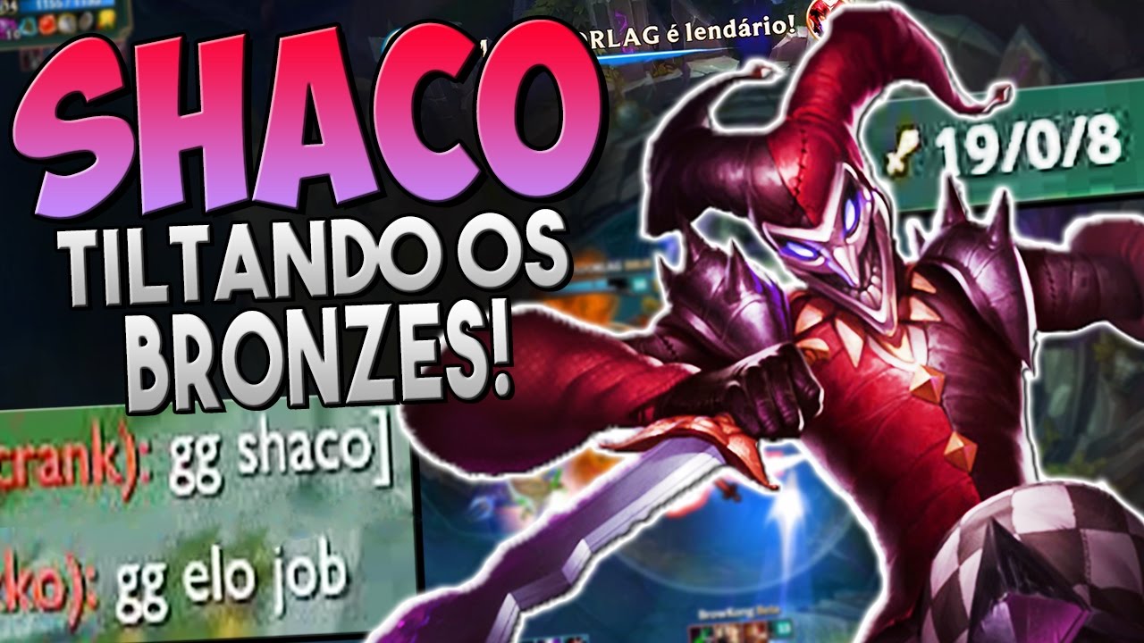 TILTANDO GERAL, O RAGE EM MIM NO /ALL FOI INSANO! - SHACO JUNGLE GAMEPLAY - Festinha do Rodil