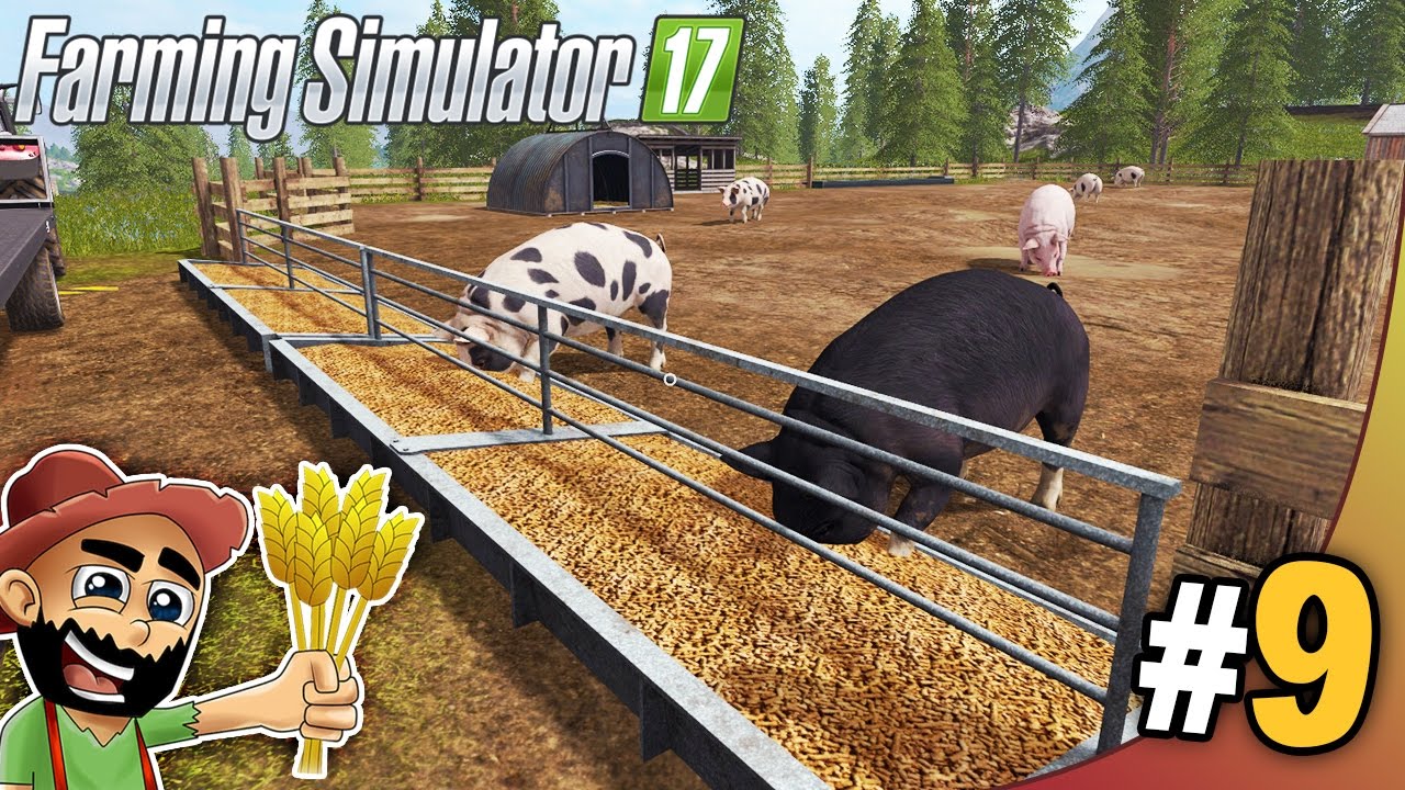 Farming Simulator 17 Ep 9 - Cei mai fericiti PORCI!