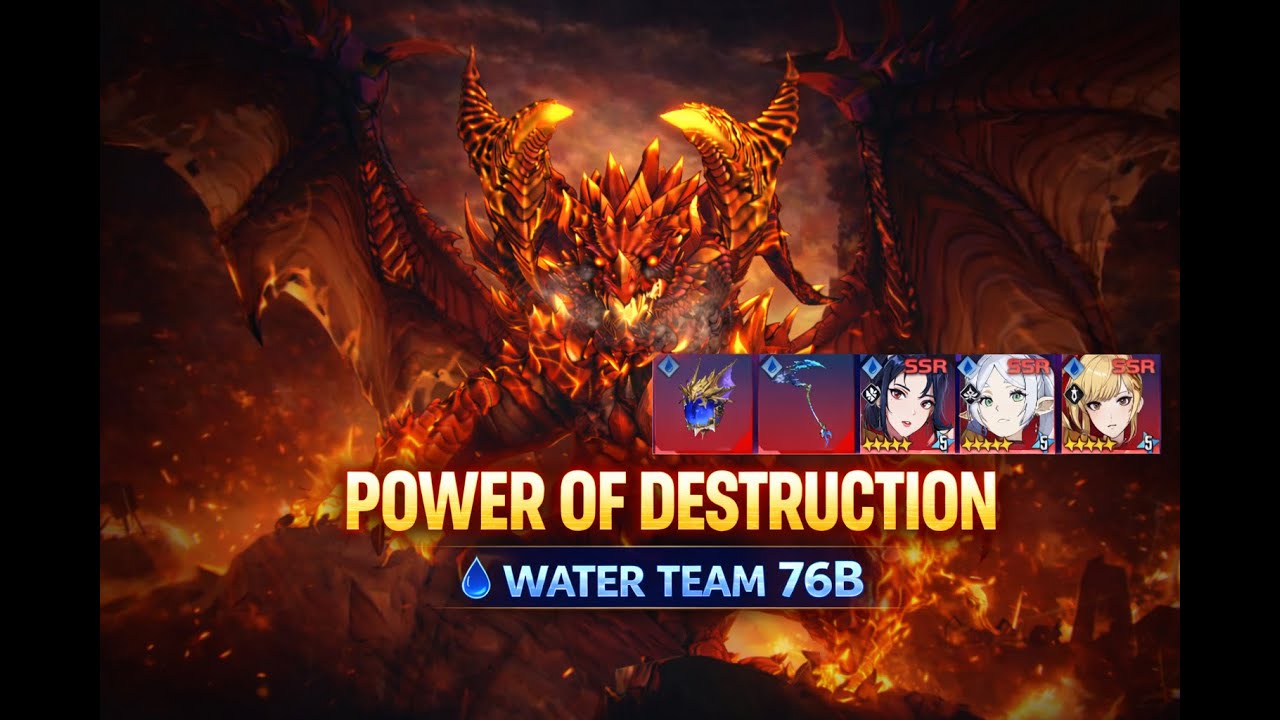 SOLO LEVELING ARISE | POWER OF DESTRUCTION | WATER TEAM 76B