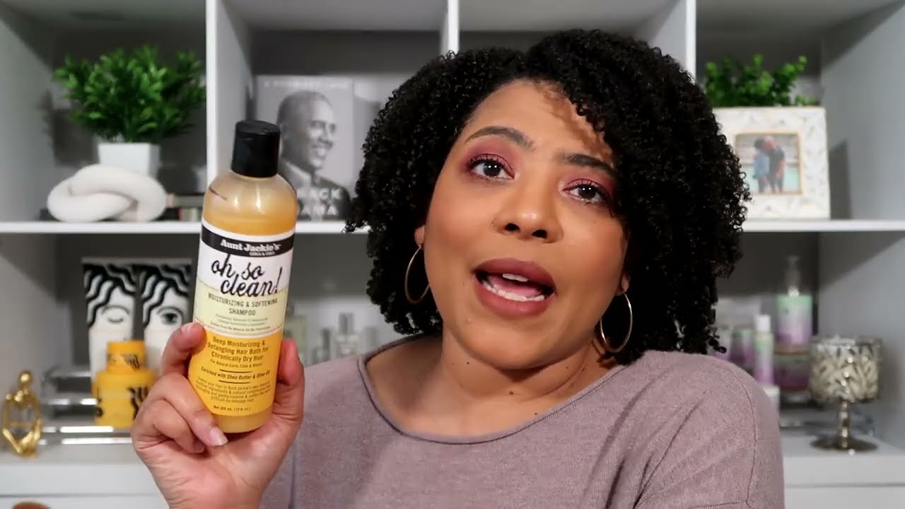 AUNT JACKIE'S REVIEW // Oh So Clean! Shampoo & Rescued! Thirst Quenching Recovery Conditioner