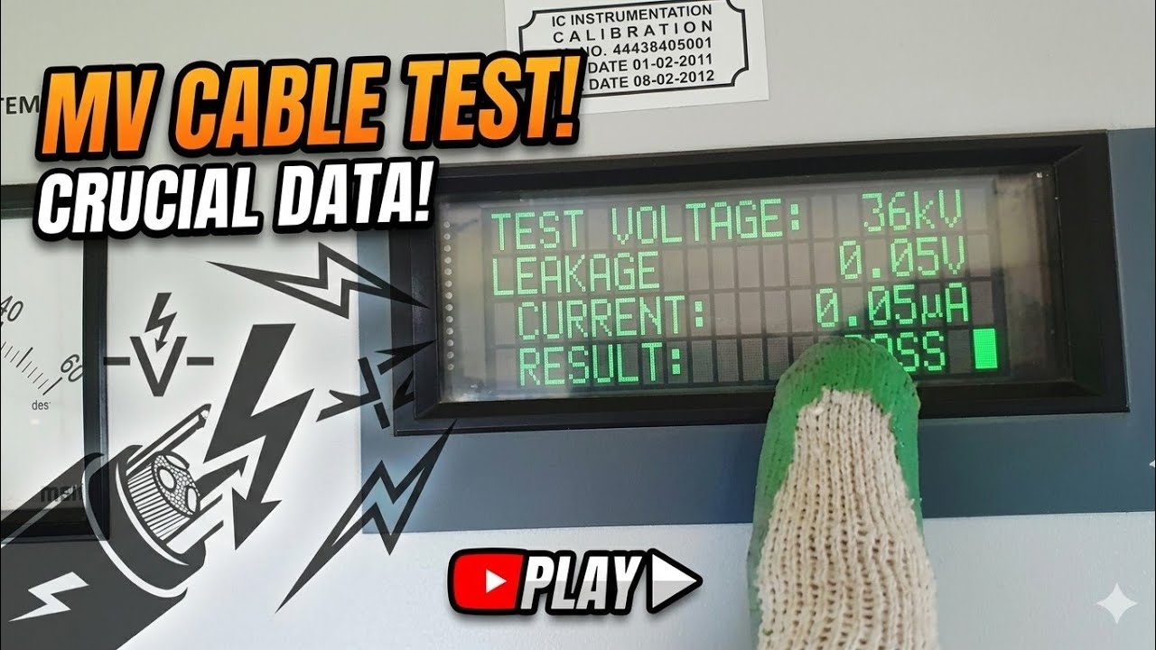 VLF testing of MV CABLE New cable test | very low frequency test.