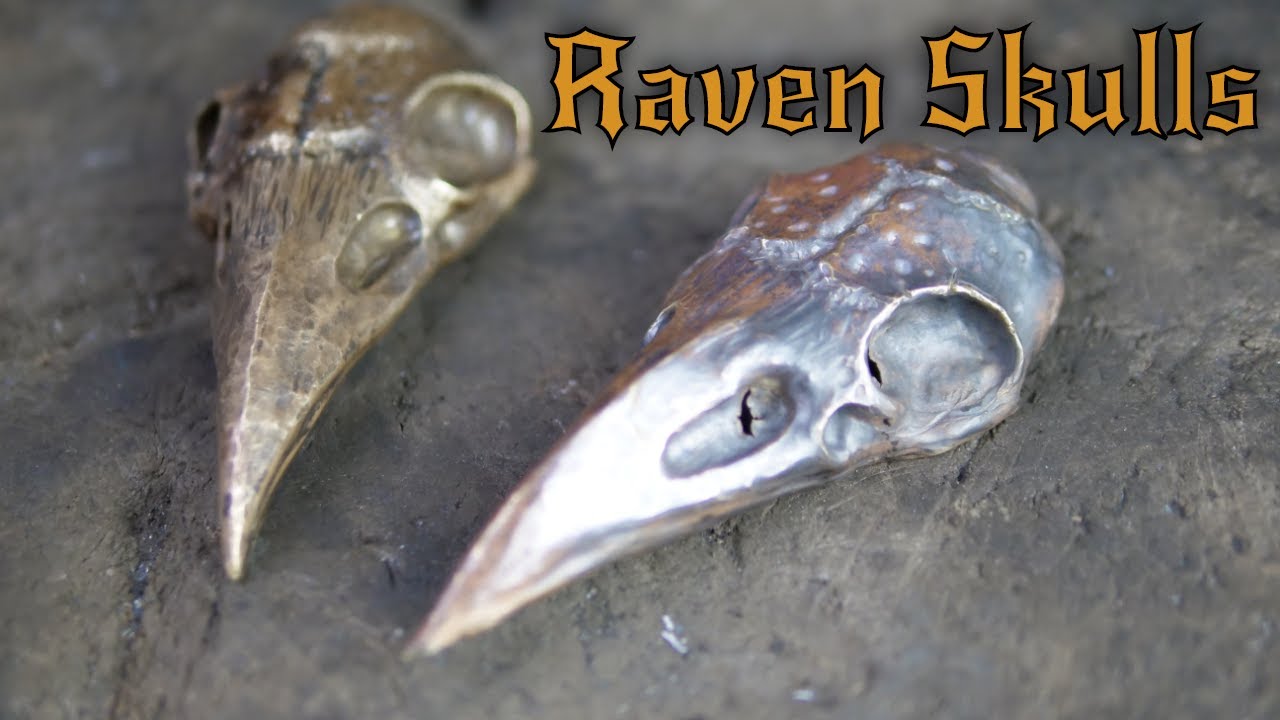 Making a Raven's Skull - Repousse - California Red Pitch