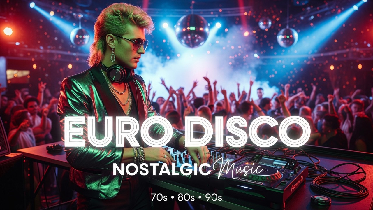 Neon Retro Euro Disco Fever 1980s | High-Energy Night Mix for Dancefloor Hearts 💃