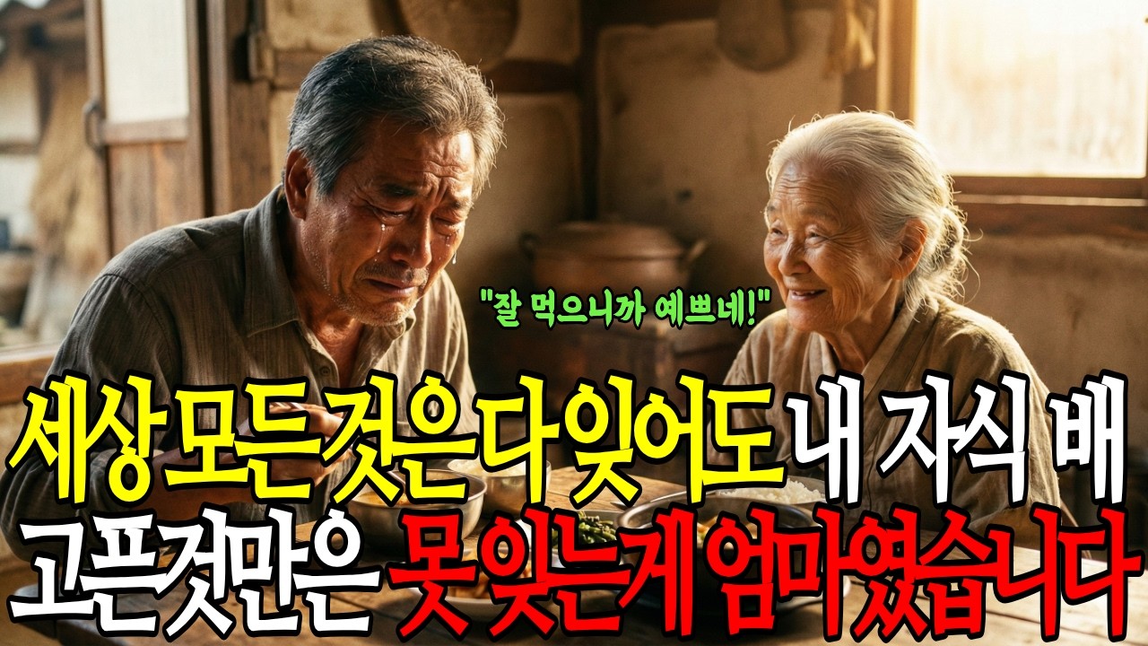 [실화 사연] 위장의 절반을 잘라낸 일흔 아들을 살리려, 94세 노모의 부엌은 멈추지 않는데... #감동실화 #인생드라마#시니어사연 #인생사연 #휴먼드라마 #스토리텔링 #오디오북