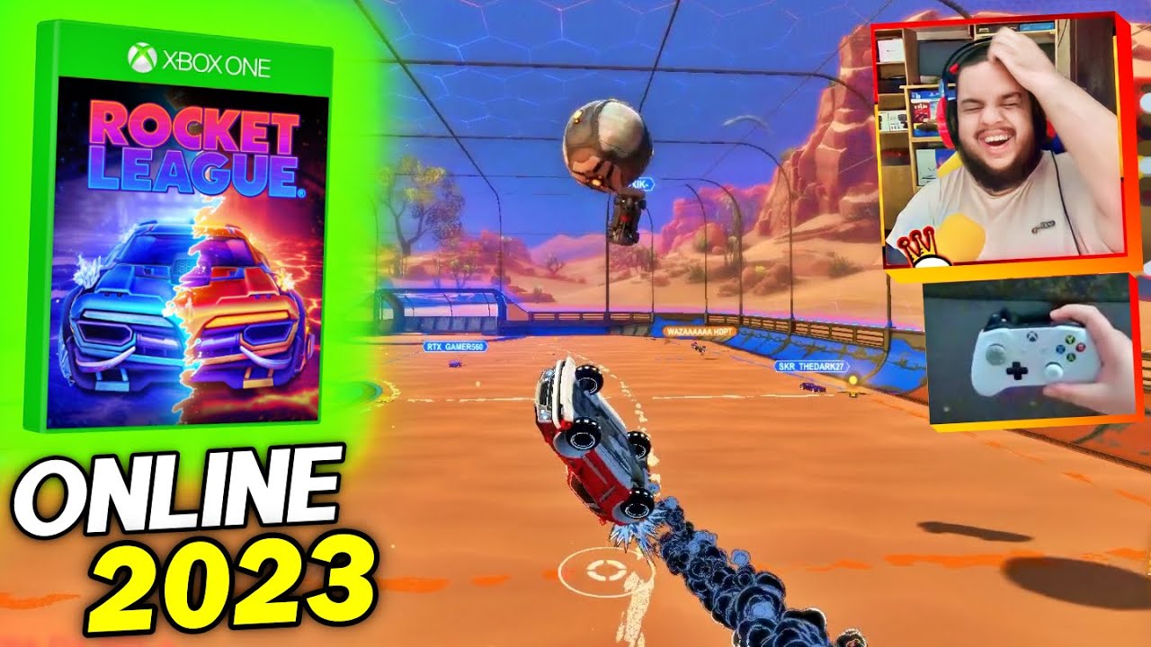 Играйте в ROCKET LEAGUE на XBOX ONE S в 2023 году! (Многопользовательский тест GamePlay)