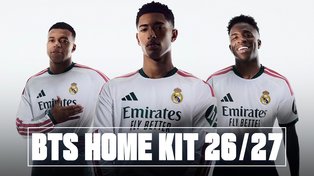 Behind the Scenes: Real Madrid 2026/27 HOME KIT launch 🤍