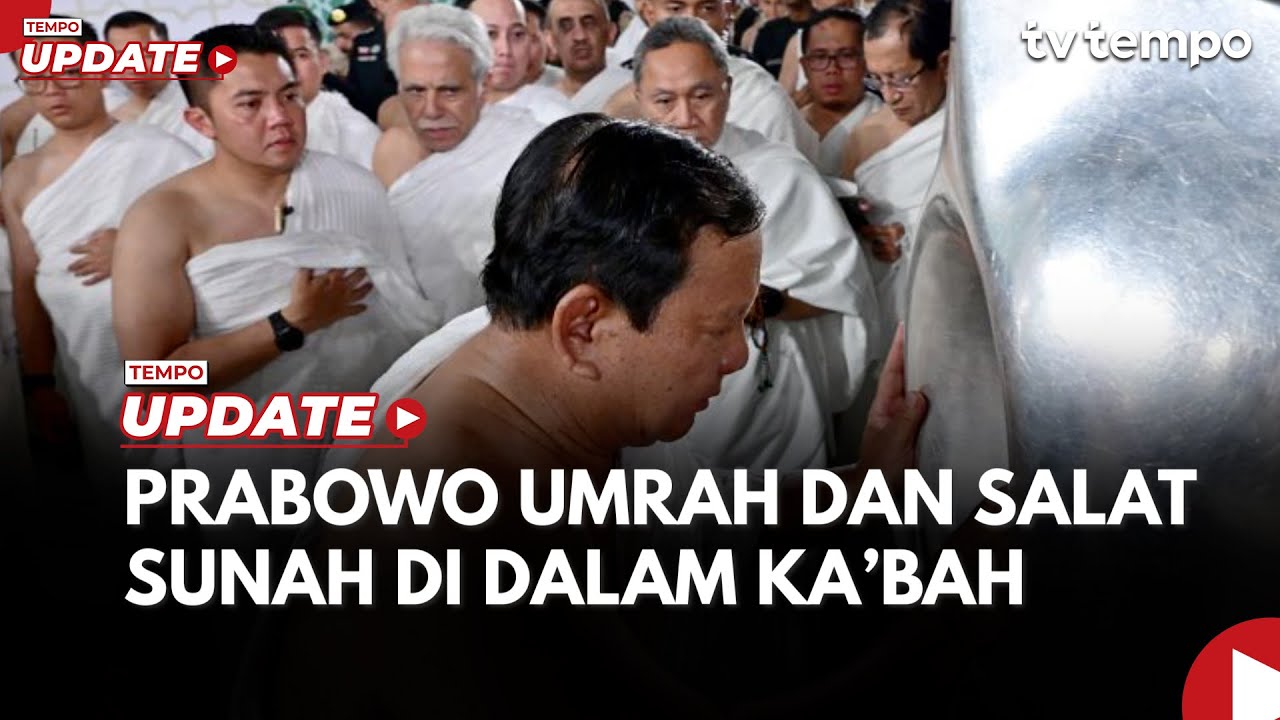 Prabowo Umrah Sebelum Mengakhiri Kunjungan di Arab Saudi