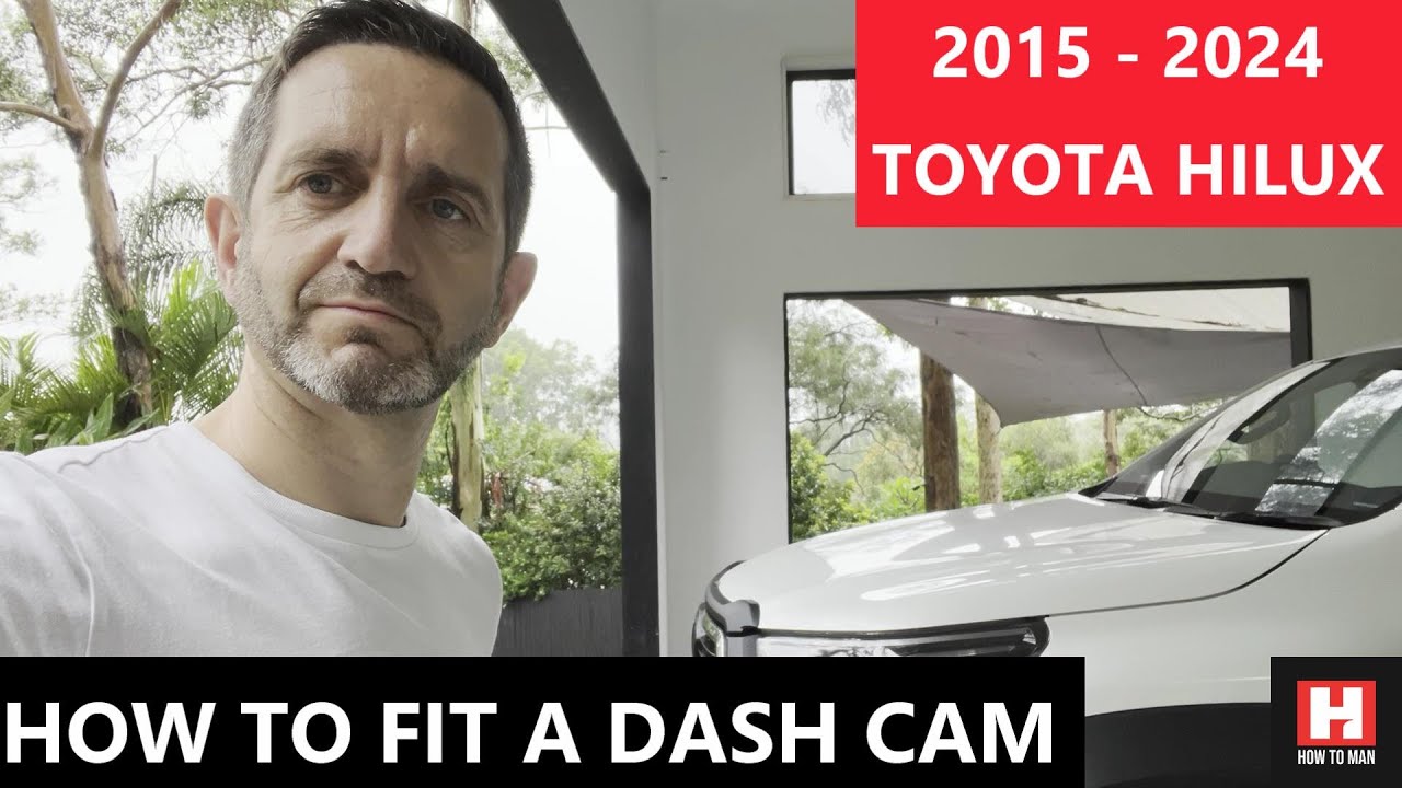 How to Fit A Dash Cam to a 2024 Toyota Hilux - A 1hr Job