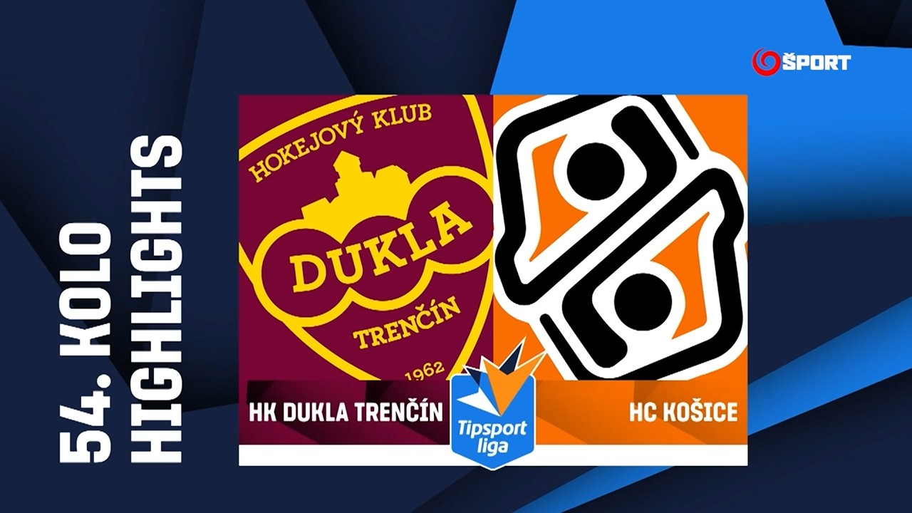 54. kolo: HK Dukla Trenčín – HC Košice 2:3 (0:0, 0:1, 2:2)