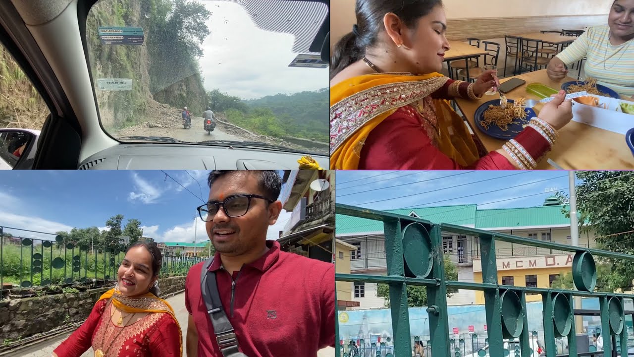 Kangra jate hue landslide 😨😱 | MCM DAV Kangra | #15dayschallenge #Day15 #challengecompleted