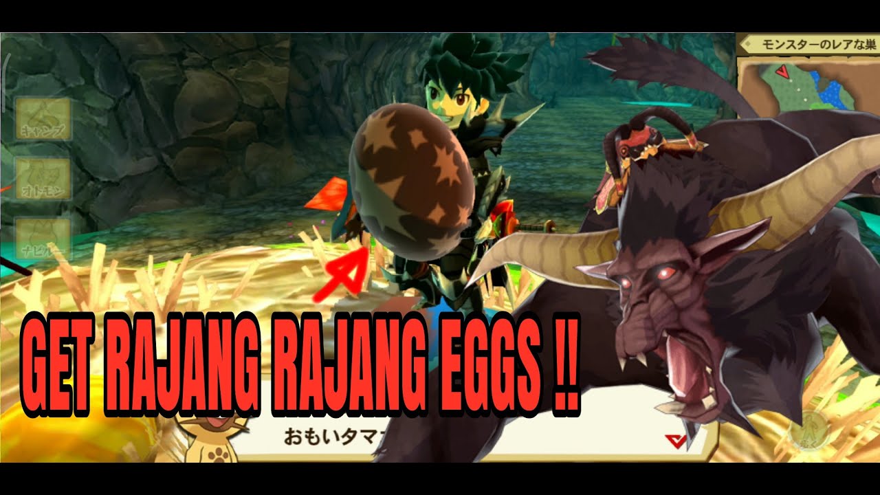 GET RAJANG EGGS !!! MONSTER HUNTER STORIES ANDROID GAMEPLAY