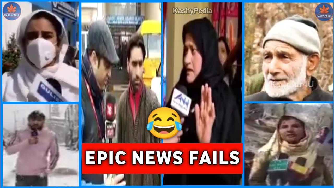 Kashmiri Funniest News Reporting Fails Ever | Hilarious News Reporting Fails | Funny Kashmiri Videos