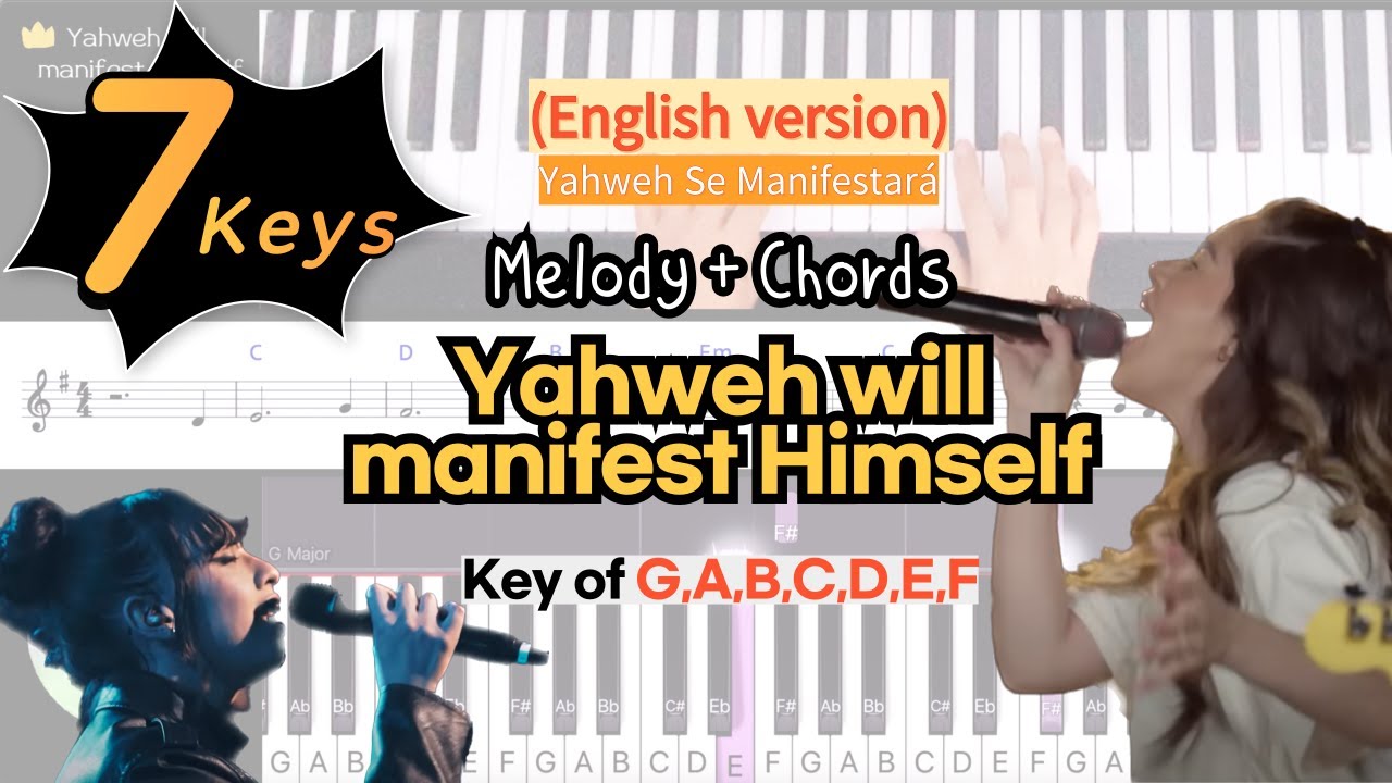 YAHWEH will manifest Himself (English)-NBCFC -Yahweh Se Manifestará | Key of G, A, B, C, D, E, F