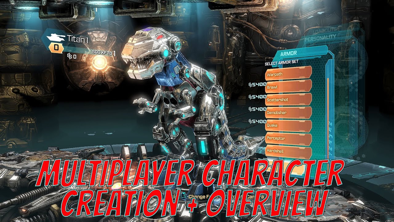 Transformers Fall Of Cybertron Remastered Chapter Multiplayer Character Creation and Overview