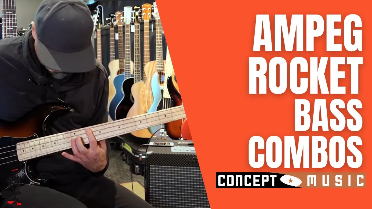 The New Ampeg Rocket Bass Combos with Shane at Concept Music