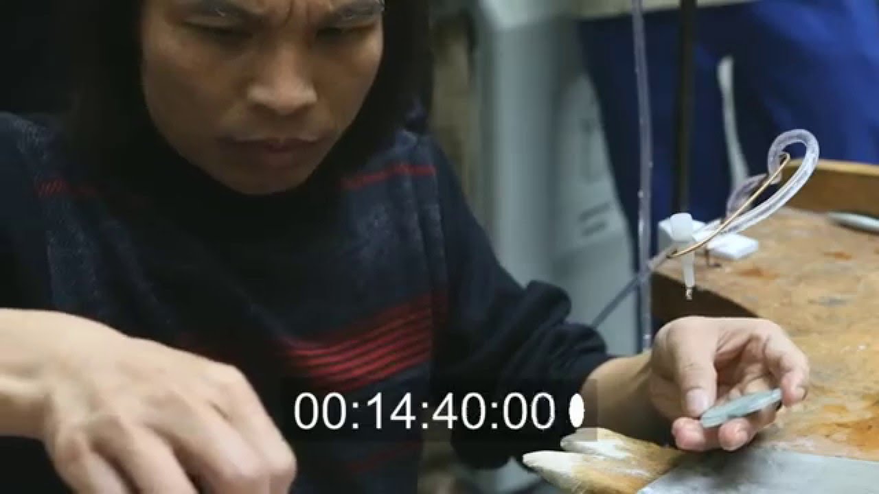 Jade Carving - a demonstration by Jinwen Chiao