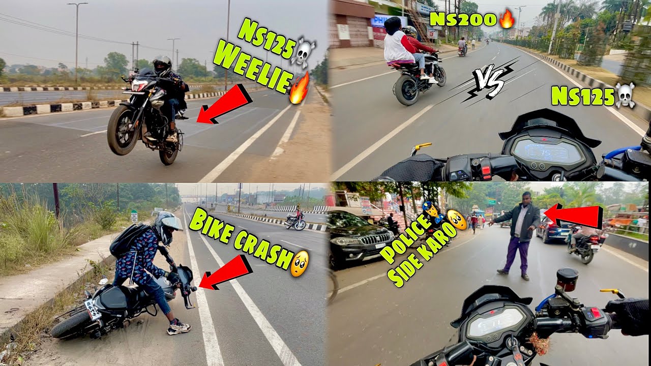 Ns125 weelie with Sunday ride🔥☠️✅