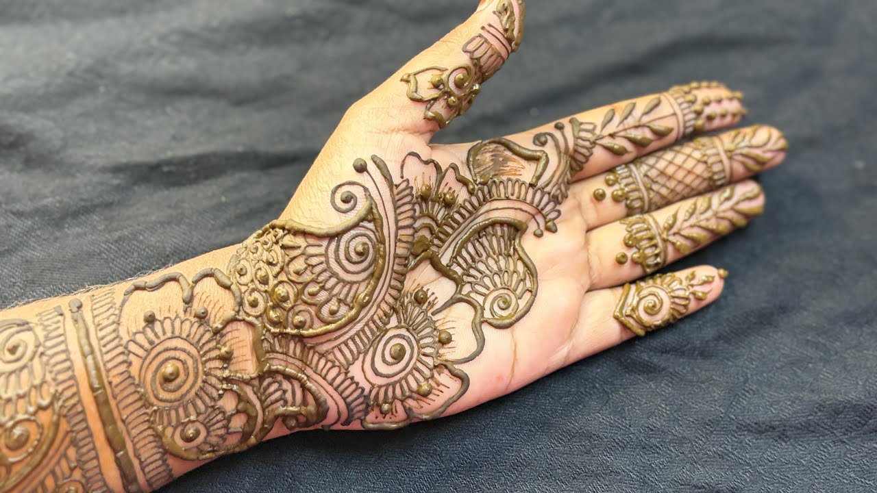 new simple and beautiful mehndi design || easy stylish mehndi designs for hands || mehndi design 